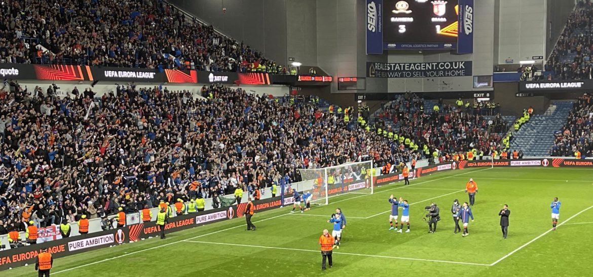 One Down – Rangers v Braga